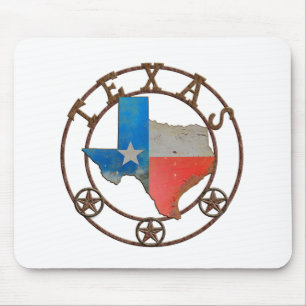 State of Texas Wrought Iron Mouse Mat