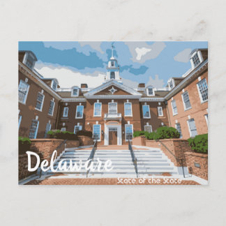 State of the State Delaware Postcard