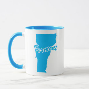 State Of Vermont Shape Mug
