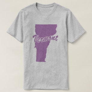 State Of Vermont Shape T-shirt