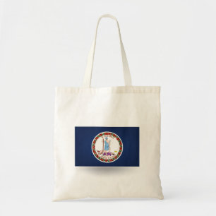 State of Virginia Flag Tote Bag