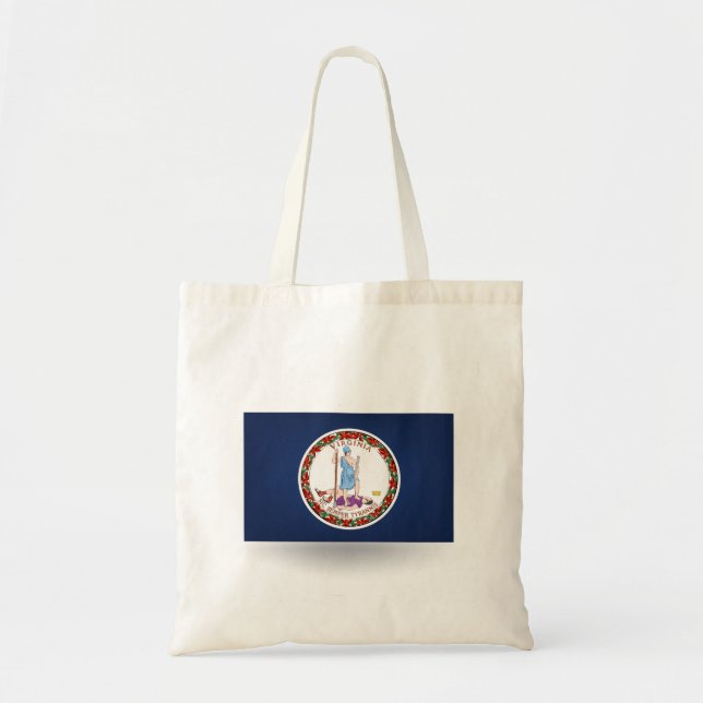 State of Virginia Flag Tote Bag (Front)