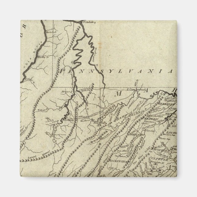 State of Virginia Magnet (Front)