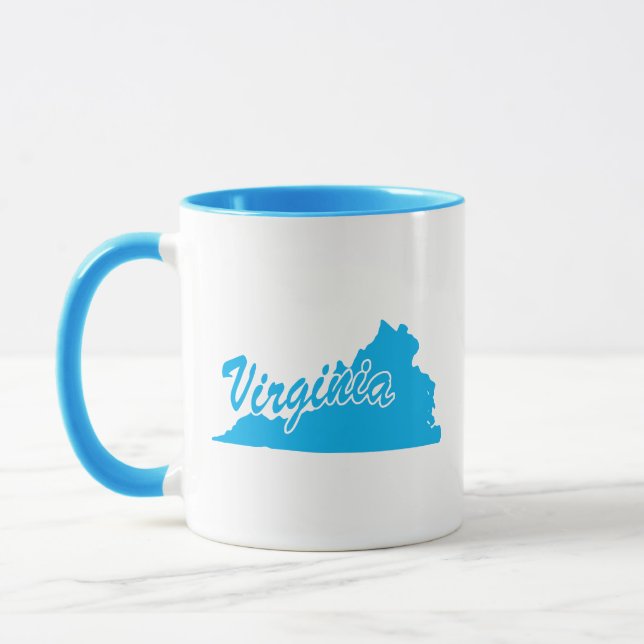 State Of Virginia Shape Mug (Left)