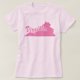 State Of Virginia Shape T-shirt