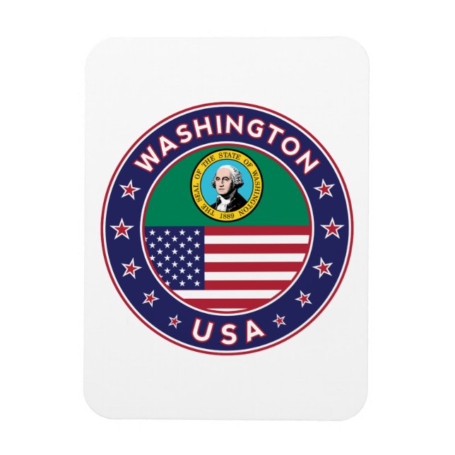 State of Washington Magnet (Vertical)