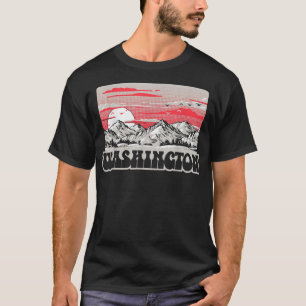 State of Washington Vintage Eighties Mountains Ret T-Shirt