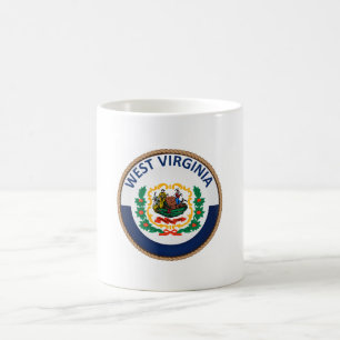 State of West Virginia Flag Seal Coffee Mug