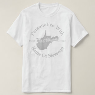 State Of West Virginia PERSONALIZED T-shirt