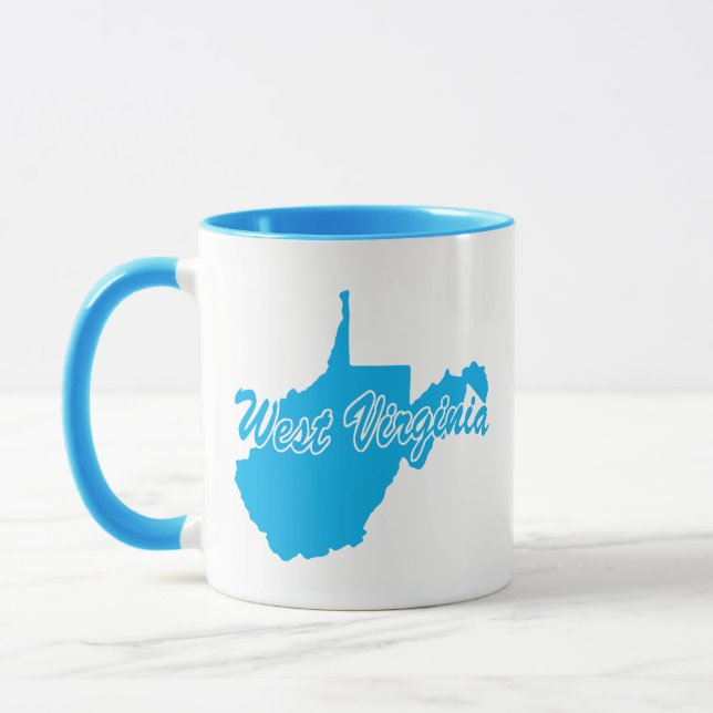 State Of West Virginia Shape Mug (Left)