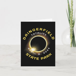 State Park Texas Solar Eclipse April 8 2024  Card