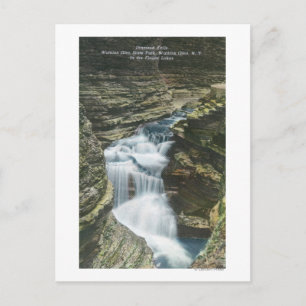 State Park View of Diamond Falls Postcard