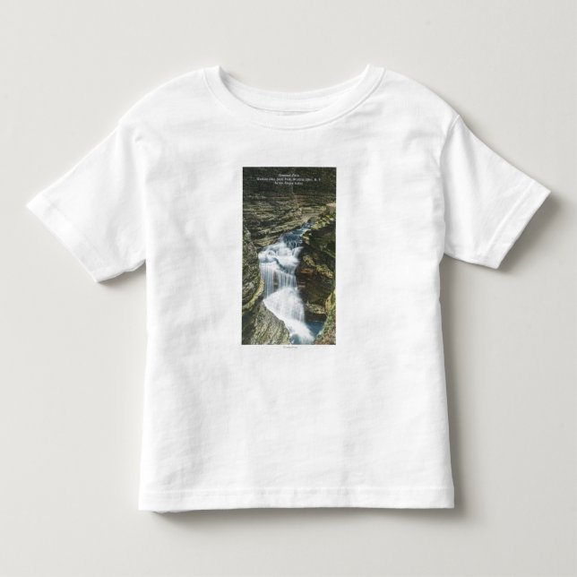 State Park View of Diamond Falls Toddler T-Shirt (Front)