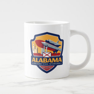 State Pride Alabama Large Coffee Mug