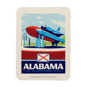 State Pride   Alabama Magnet