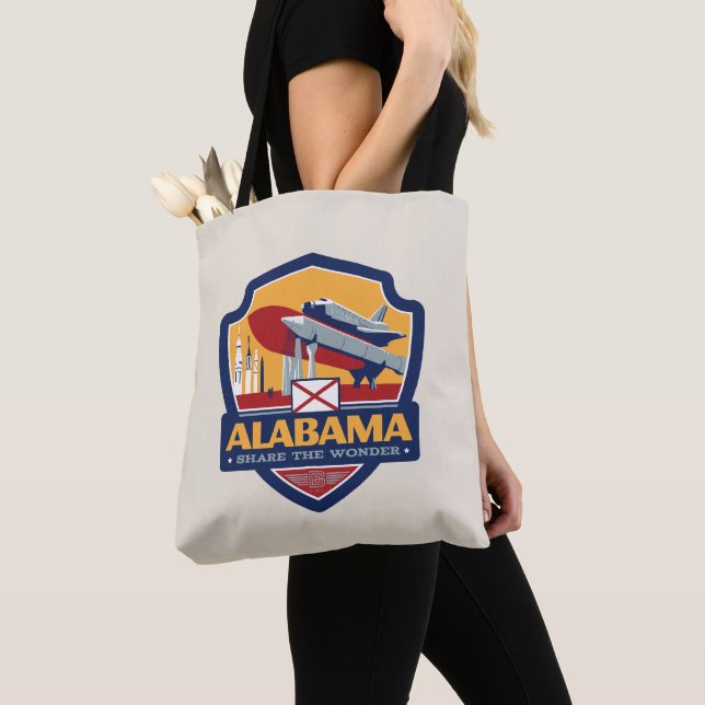 State Pride | Alabama Tote Bag (Close Up)