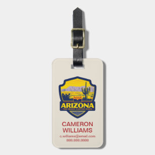 State Pride Arizona 2 Luggage Tag