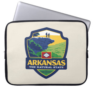 State Pride Arkansas Laptop Sleeve