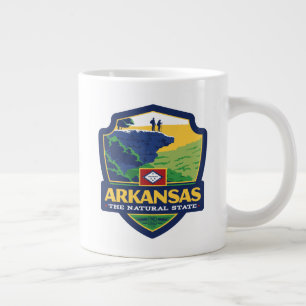 State Pride   Arkansas Large Coffee Mug