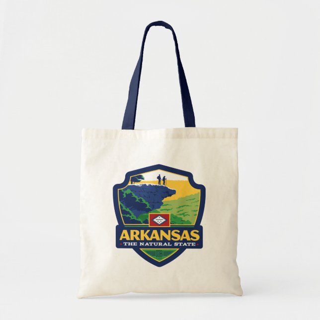 State Pride | Arkansas Tote Bag (Front)