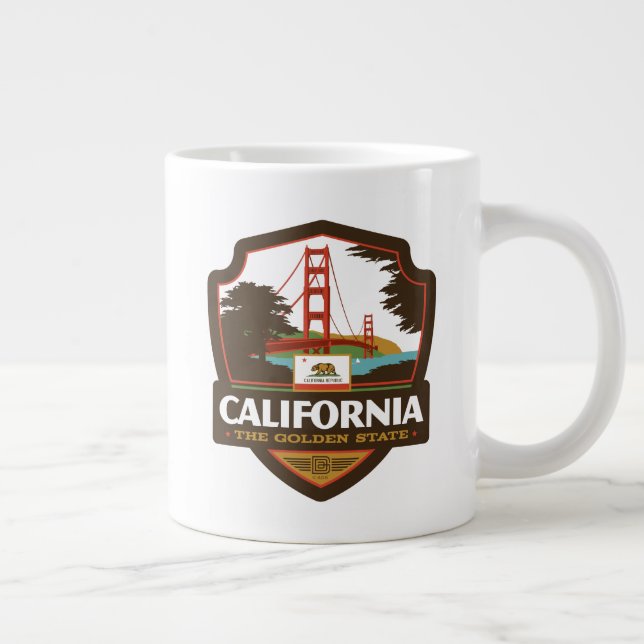 State Pride | California Large Coffee Mug (Right)