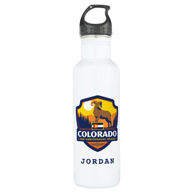State Pride | Colorado 710 Ml Water Bottle (Front)