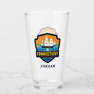 State Pride Connecticut Glass