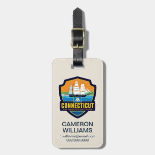 State Pride Connecticut Luggage Tag