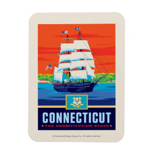 State Pride Connecticut Magnet