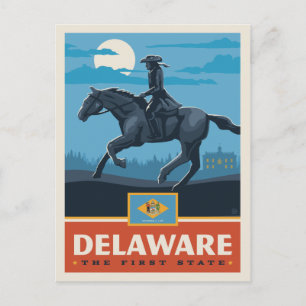 State Pride   Delaware 2 Postcard