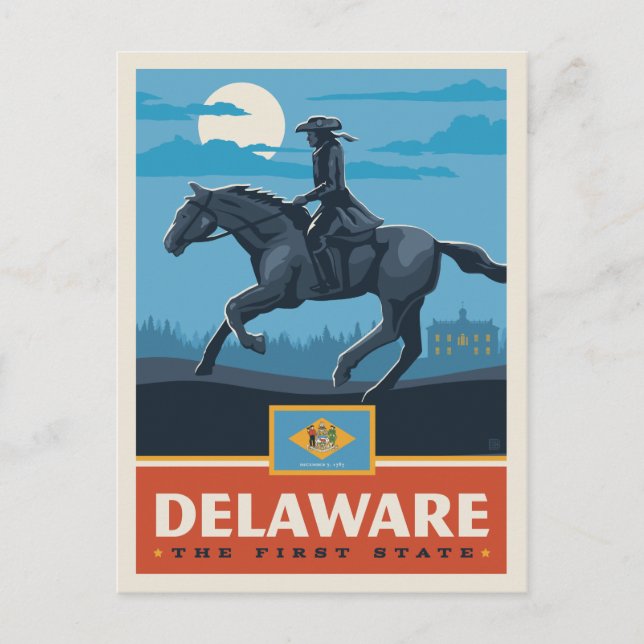 State Pride | Delaware 2 Postcard (Front)