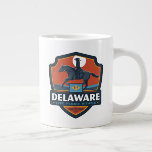 State Pride Delaware Large Coffee Mug