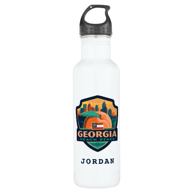 State Pride | Georgia 710 Ml Water Bottle (Front)