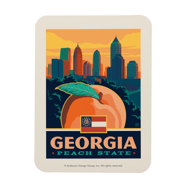 State Pride | Georgia Magnet (Vertical)