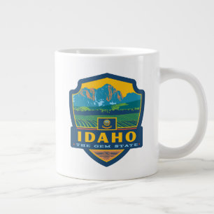 State Pride   Idaho Large Coffee Mug