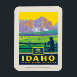 State Pride | Idaho Magnet<br><div class="desc">Anderson Design Group is an award-winning illustration and design firm in Nashville,  Tennessee. Founder Joel Anderson directs a team of talented artists to create original poster art that looks like classic vintage advertising prints from the 1920s to the 1960s.</div>