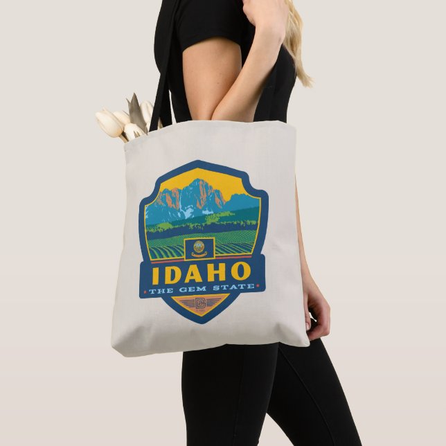 State Pride | Idaho Tote Bag (Close Up)