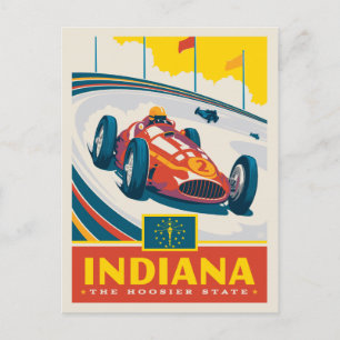 State Pride   Indiana Postcard