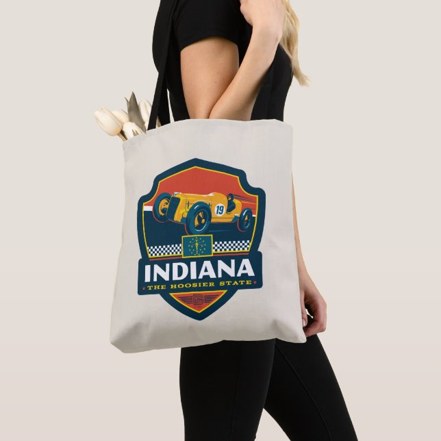 State Pride | Indiana Tote Bag (Close Up)