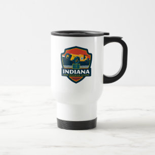 State Pride   Indiana Travel Mug