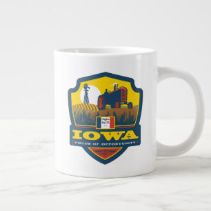 State Pride   Iowa Large Coffee Mug