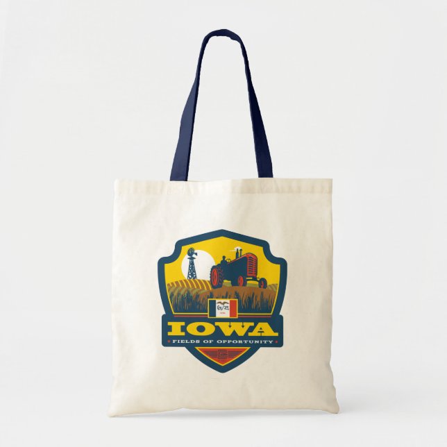 State Pride | Iowa Tote Bag (Front)
