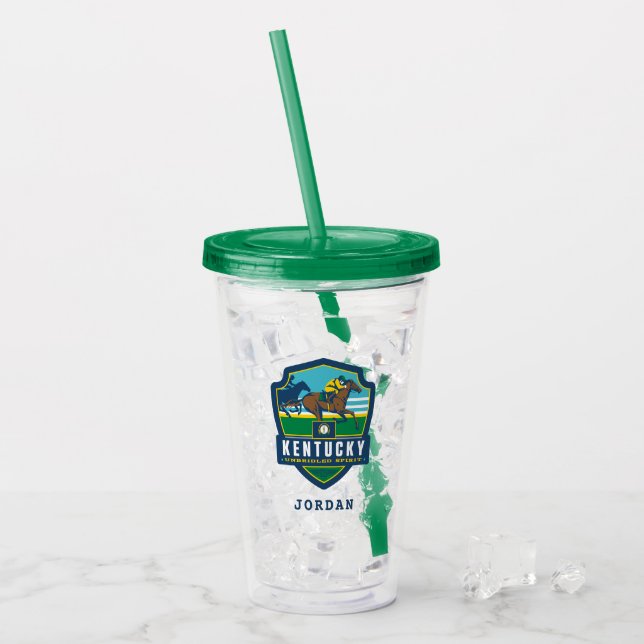 State Pride | Kentucky Acrylic Tumbler (Front Ice)