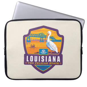 State Pride   Louisiana Laptop Sleeve