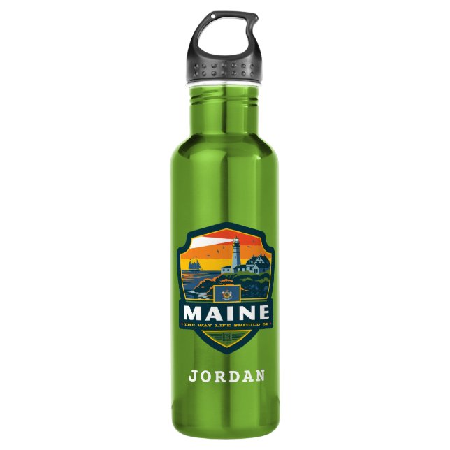 State Pride | Maine 710 Ml Water Bottle (Front)