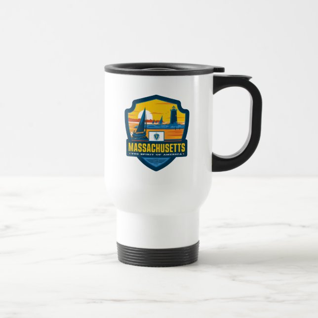 State Pride | Massachusetts Travel Mug (Right)