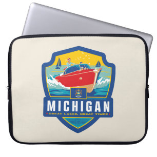 State Pride   Michigan Laptop Sleeve