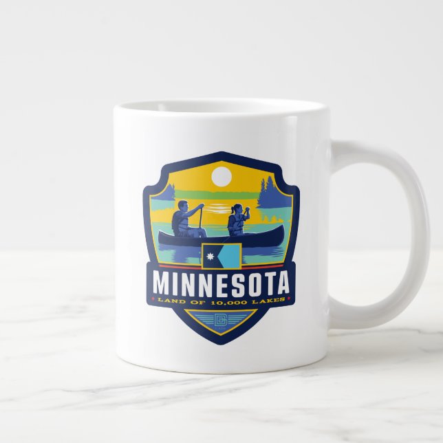 State Pride | Minnesota Large Coffee Mug (Right)