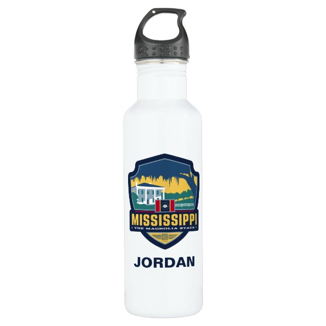 State Pride | Mississippi 710 Ml Water Bottle (Front)