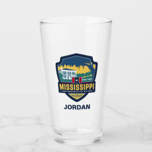 State Pride Mississippi Glass